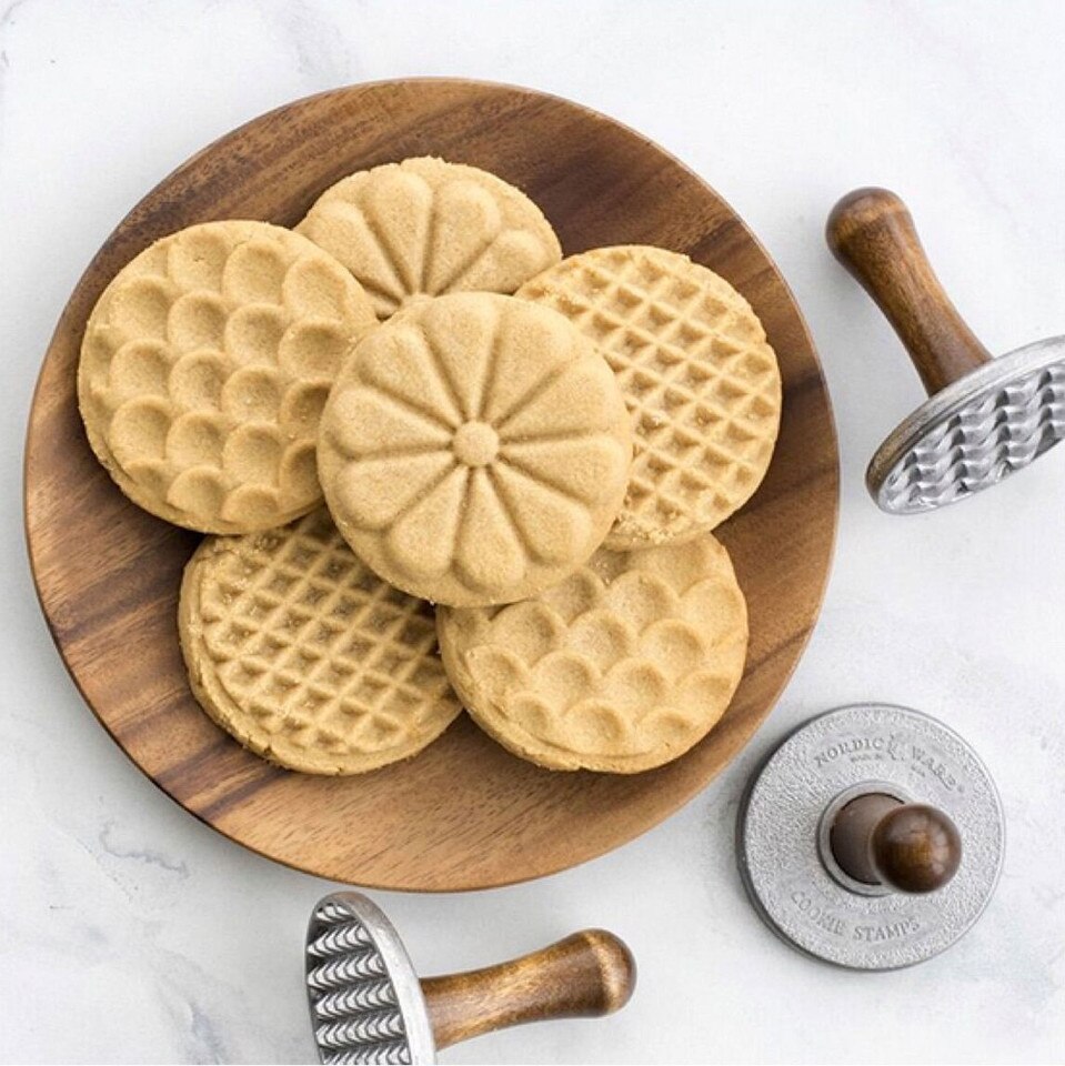 Nordic Ware Heirloom Cast Cookie Stamps, 3Piece Williams Sonoma